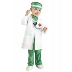 Αποκριάτικη Στολή Γιατρός Μπεμπέ Πράσινη